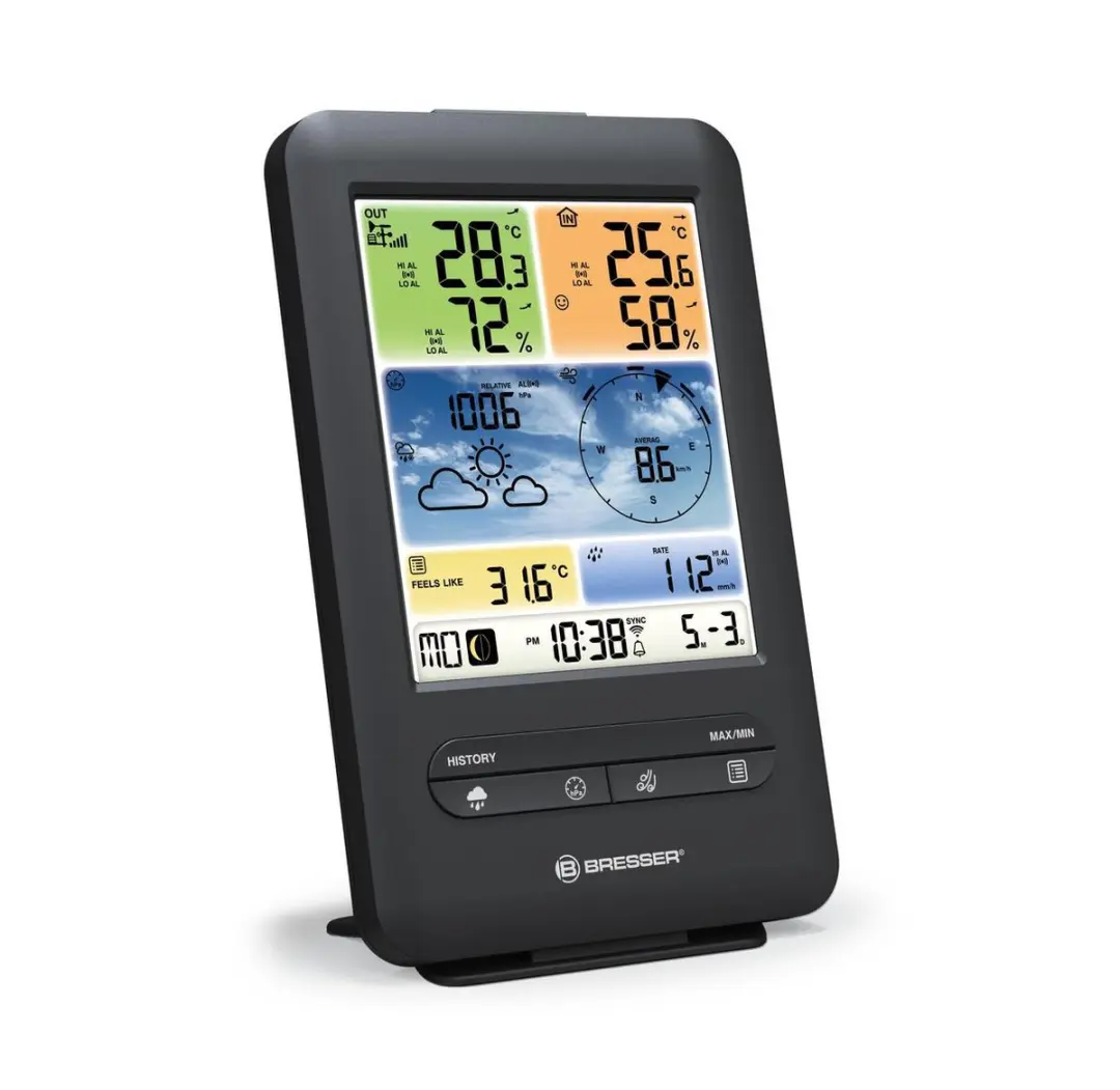 Bresser Pro WIFI 5-in-1 Weerstation - Zwart