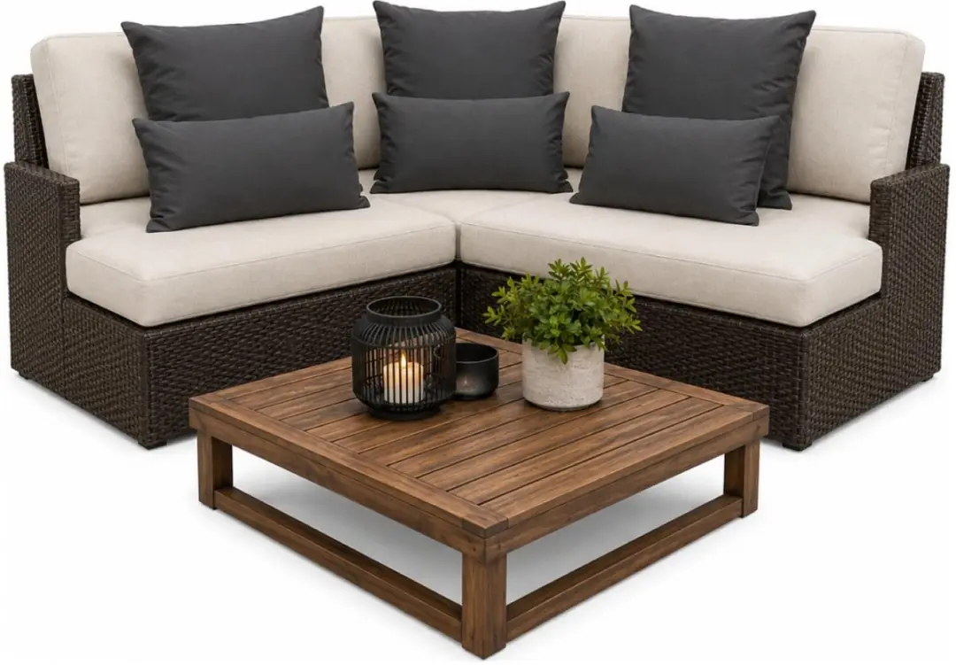 Anna's Collection Bank/Tuin Kussens Set 6-delig