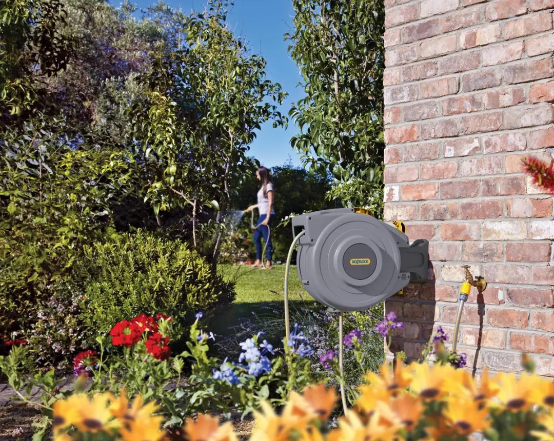 Hozelock Auto Reel 25m Muurhaspel - Grijs