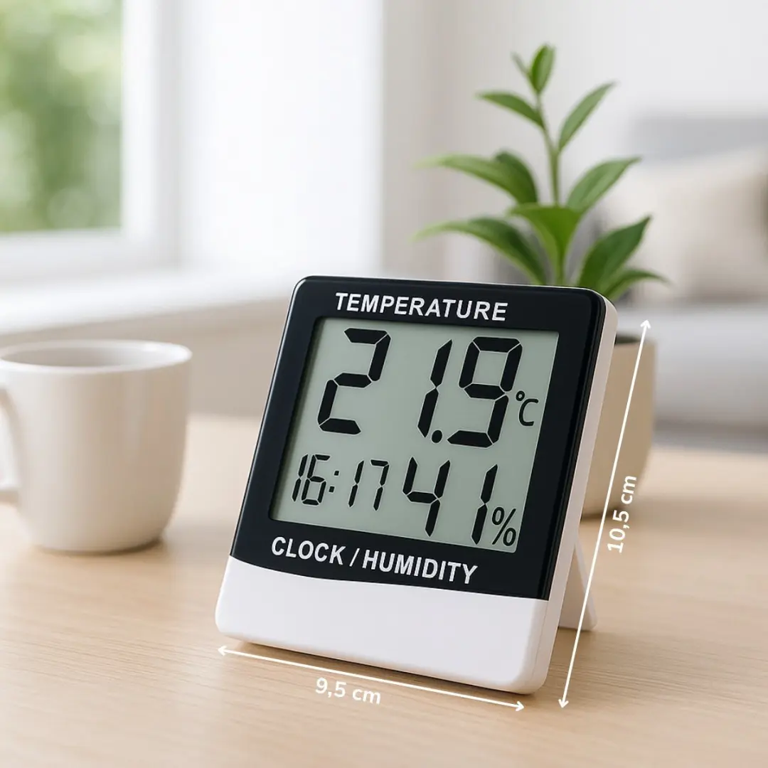 Grundig Digitaal Weerstation Binnen/Buiten - LCD - Wit/Zwart