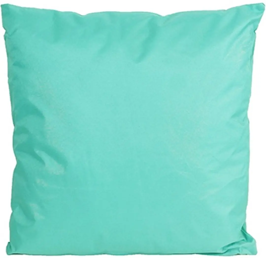Anna's Collection Buitenkussens 3x - 60x60cm - Turquoise