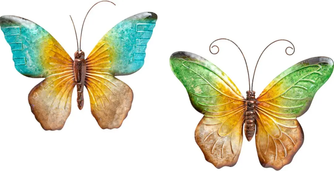 Anna's Collection Vlinder Wanddecoratie Metaal