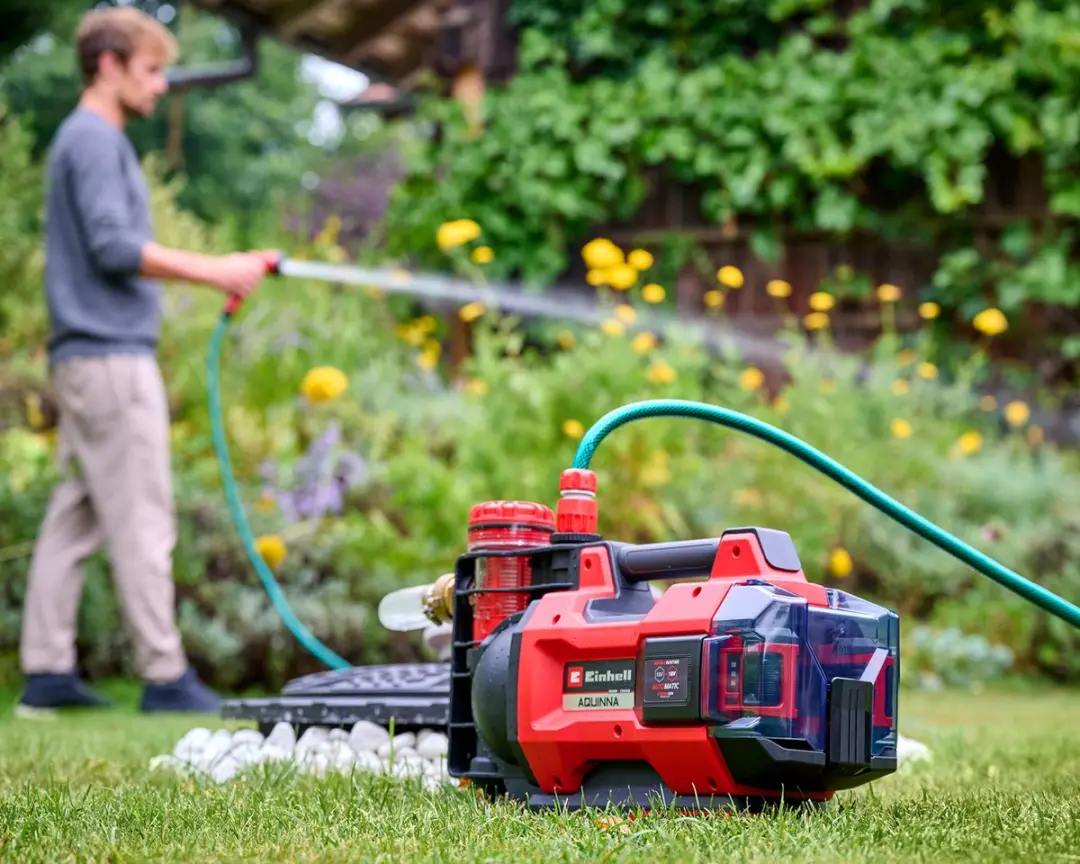 Einhell Accu Tuinpomp AQUINNA 18/30 F LED AUTOMATIC - 3000 l/u