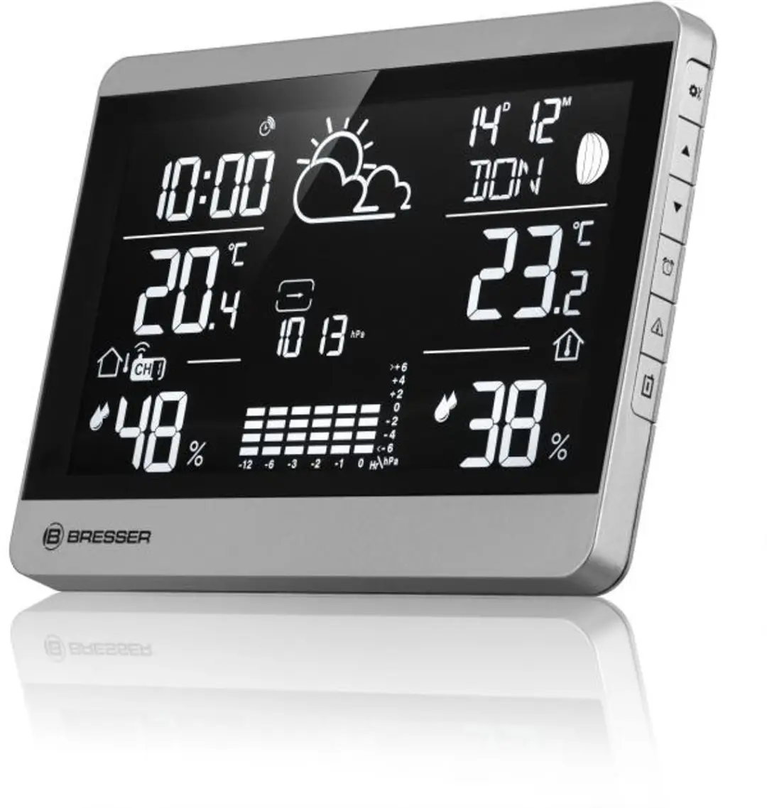 Bresser ClimateTemp NDH-NEO Weerstation - Zilver
