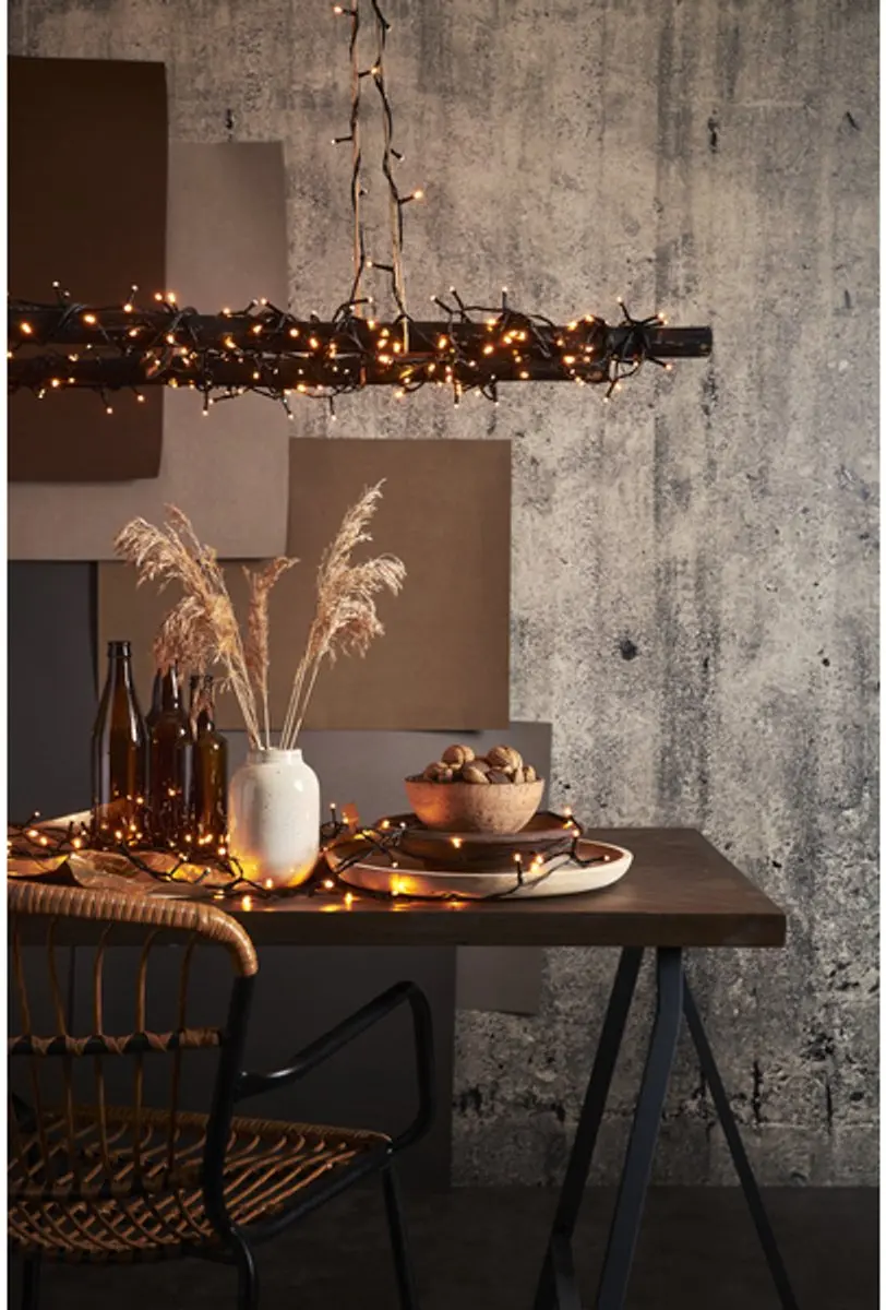 Star Trading 594-18-1-CH Lichtdecoratie Ketting - 80 LED Warm Wit - Zwart