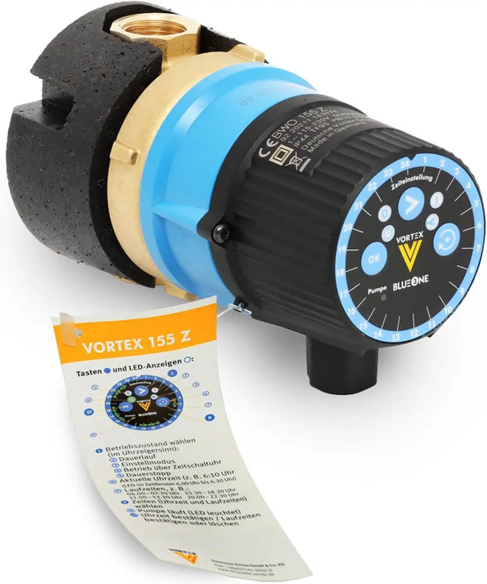 Vortex Blueone BWO 155 R Z Circulatiepomp
