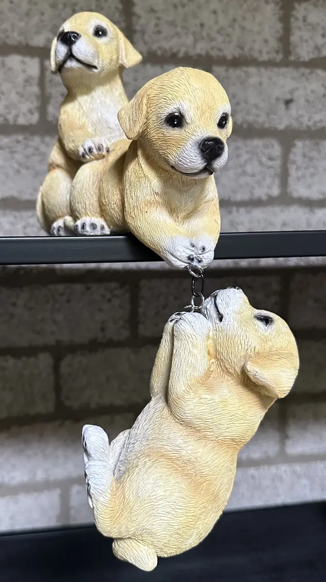 Impuls Spelende Honden Tuindecoratie