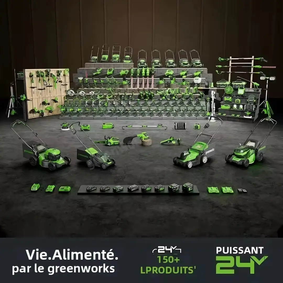 Greenworks 24V 400W Hogedrukreiniger - Autoreiniger 4000mAh