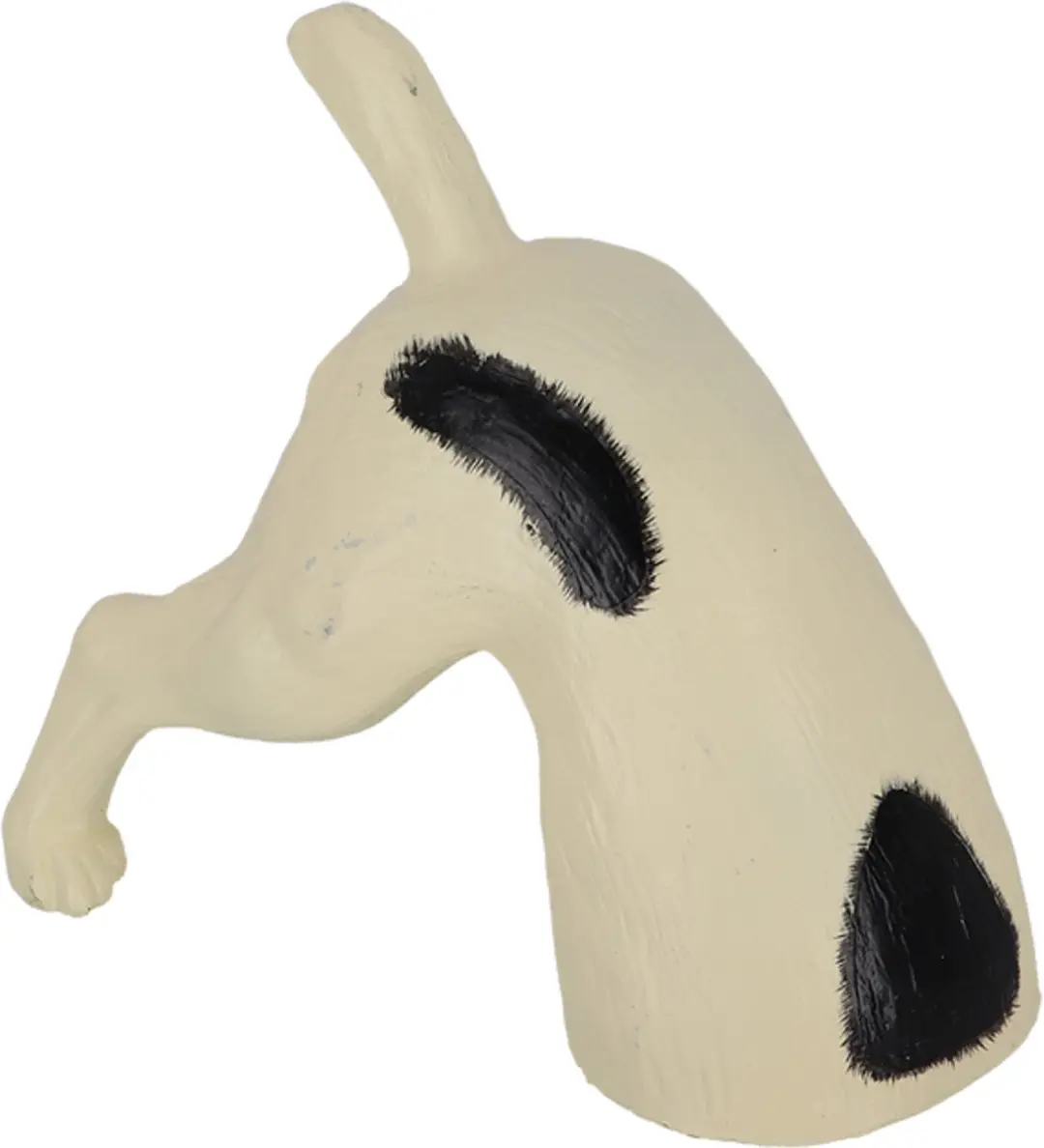Esschert Design Gravende Hond Tuinfiguur - 28cm - Wit