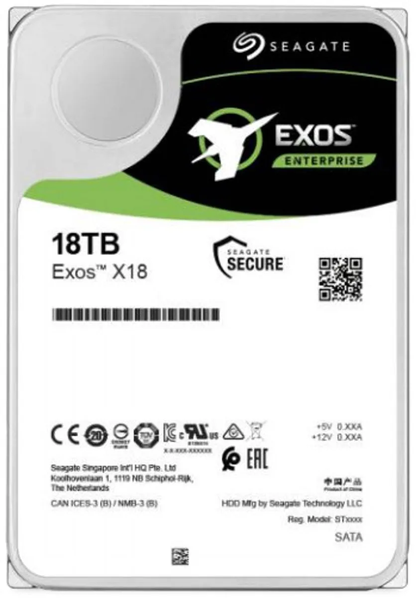 Seagate ST18000NM004J 18TB Harde Schijf 3,5"