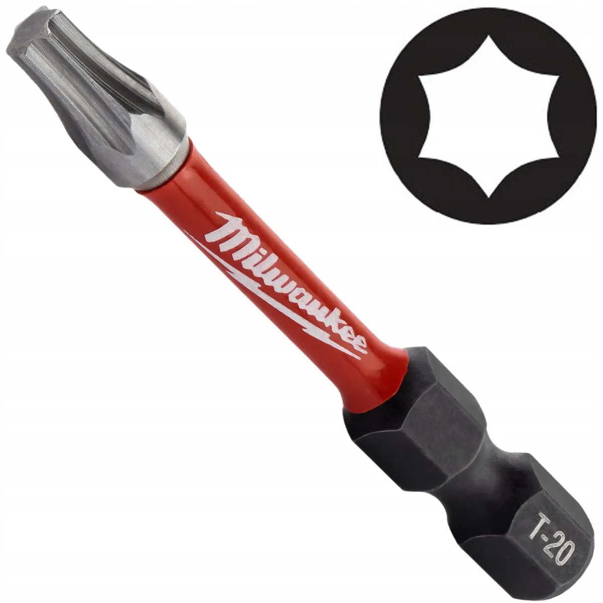 Milwaukee Shockwave TX20 Torx Bit 50mm