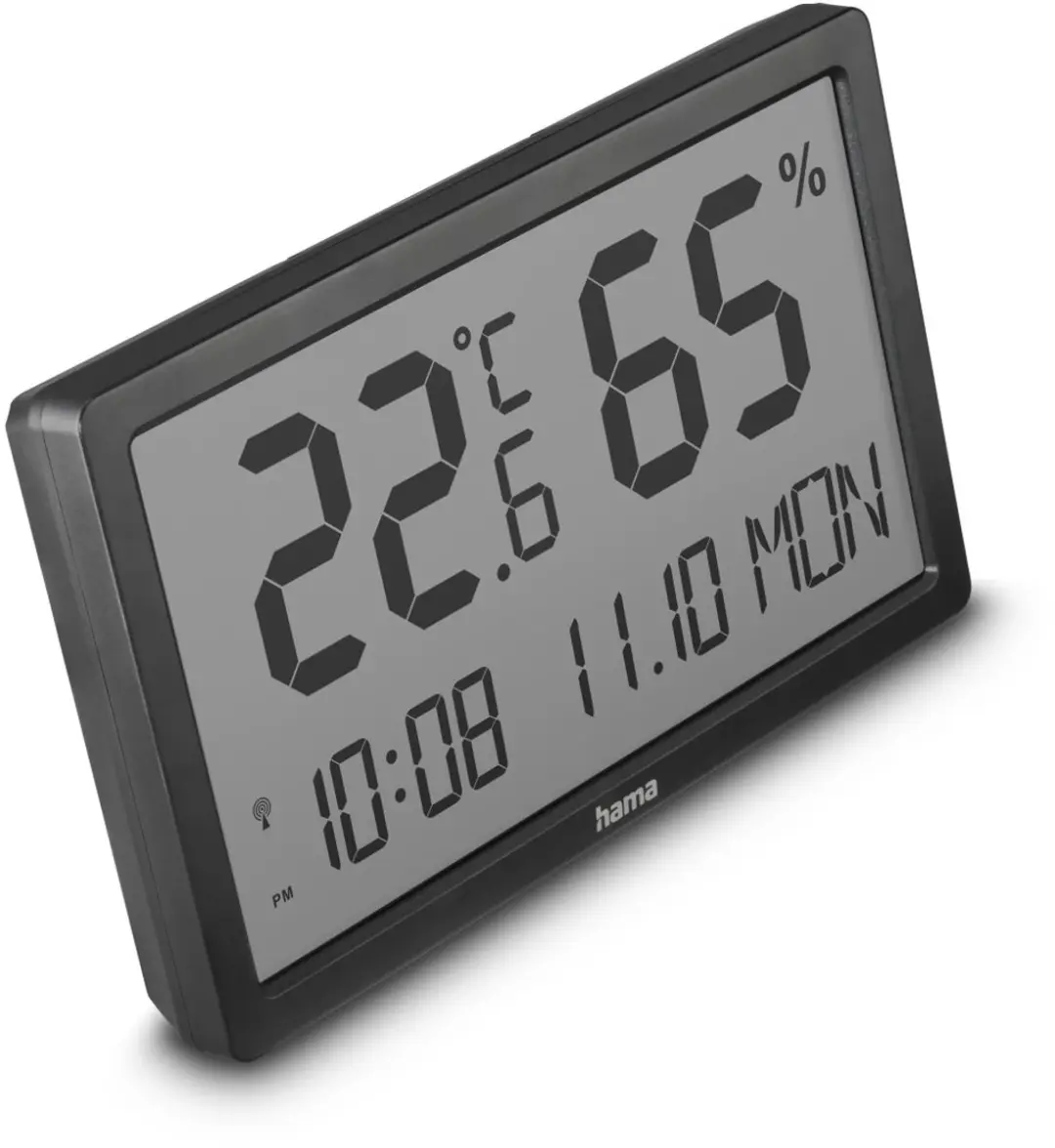 Hama Lombok Weerstation - Thermometer Hygrometer Zwart