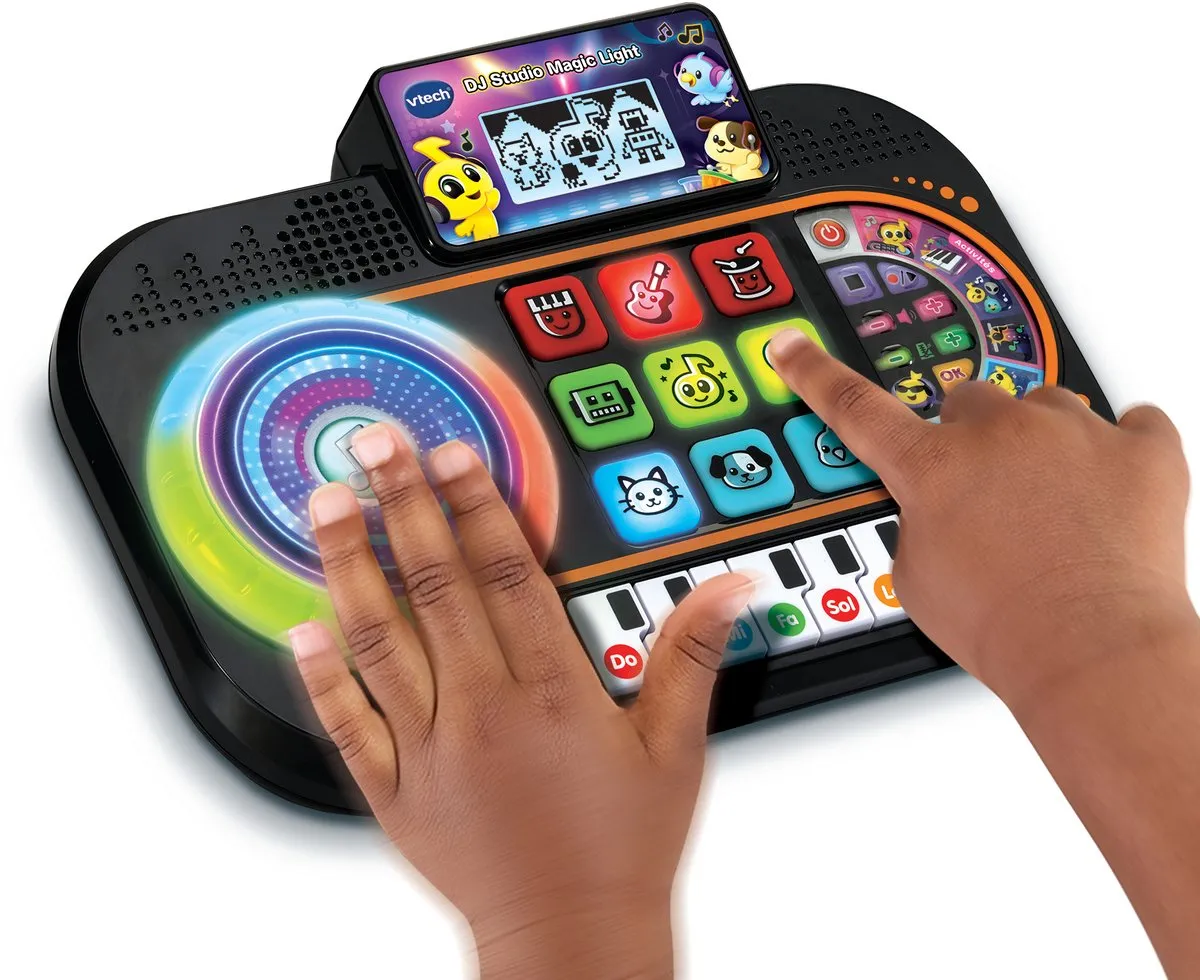 Vtech DJ Studio Magisch Licht - 9 Liedjes/27 Melodieën - Meerkleurig