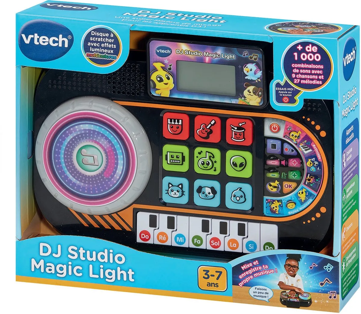 Vtech DJ Studio Magisch Licht - 9 Liedjes/27 Melodieën - Meerkleurig