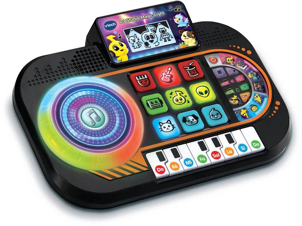 Vtech DJ Studio Magisch Licht - 9 Liedjes/27 Melodieën - Meerkleurig