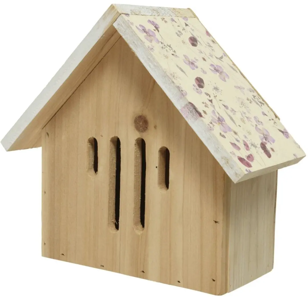 Decoris Insectenhuis Grenen Lichtroze - 20cm