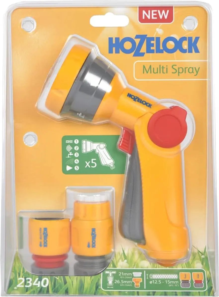 Hozelock Multi-Spraygun Startset - 5 Sproeistanden - afbeelding 6 van 6