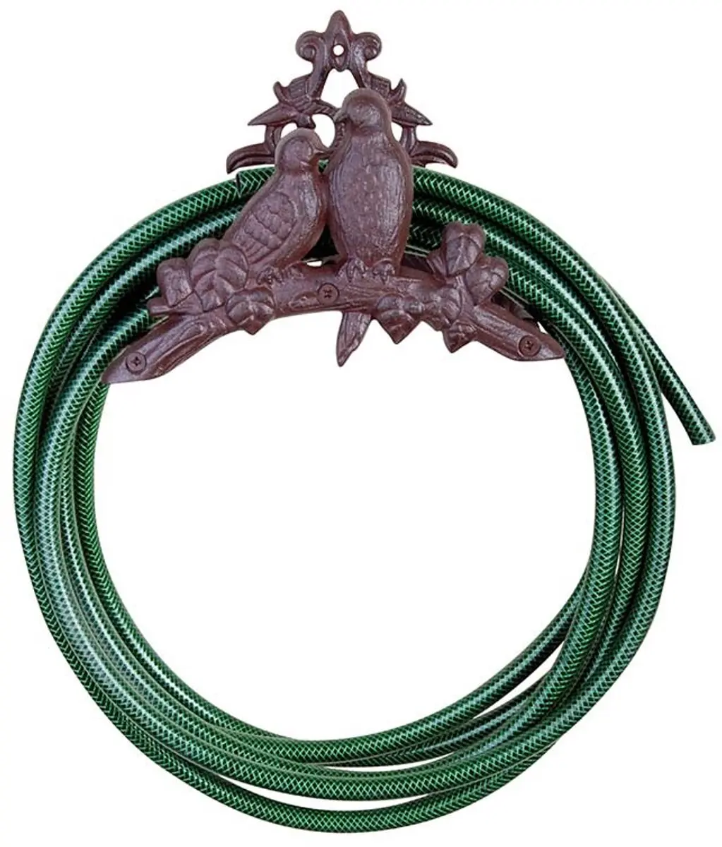 Esschert Design Tuinslanghouder Gietijzer - 25cm - Bruin