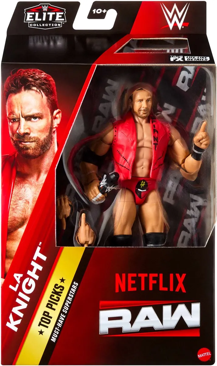 Mattel WWE Elite Collection LA Knight Actiefiguur - JCJ41 - Meerkleurig