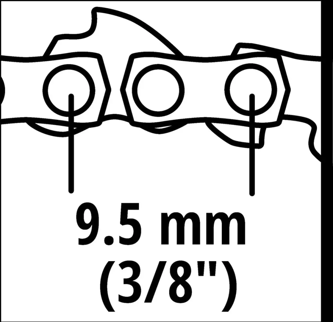 Einhell 4500193 Reserveketting 20cm - 33 Tanden - afbeelding 5 van 5
