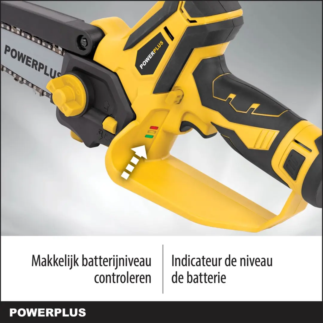 Powerplus Accu-mini-kettingzaag POWXG1045 - 12V - 2x2000mAh - afbeelding 4 van 6