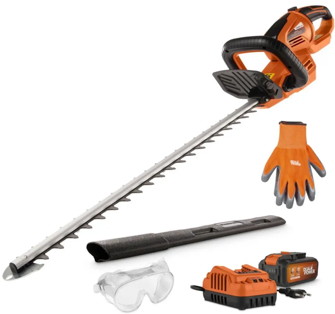 Powerplus Dual Power POWDPGSET45 Accu-Heggenschaar 40V
