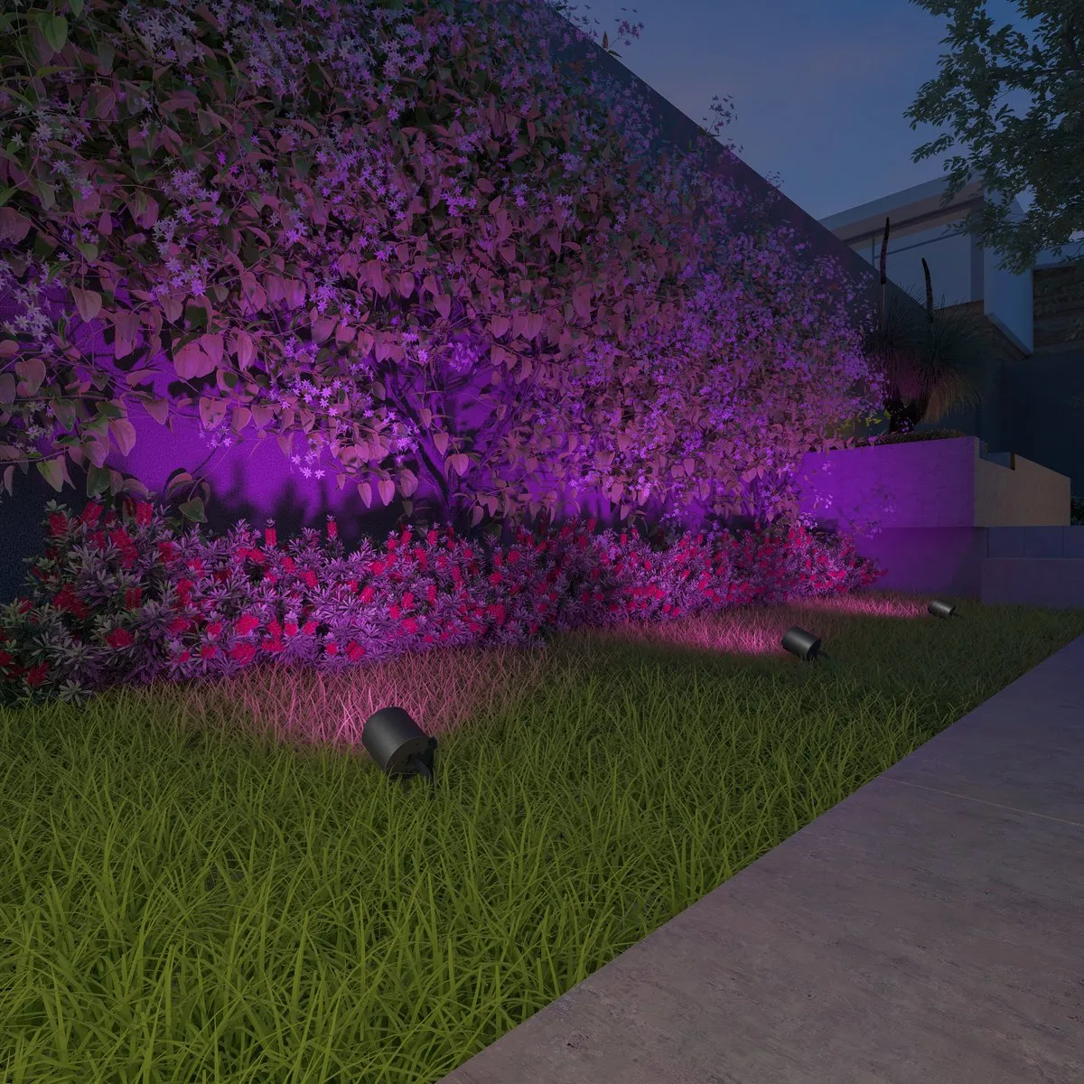 Calex Smart Outdoor Grondspots RGB & Warm Wit - 6 Stuks - 36W