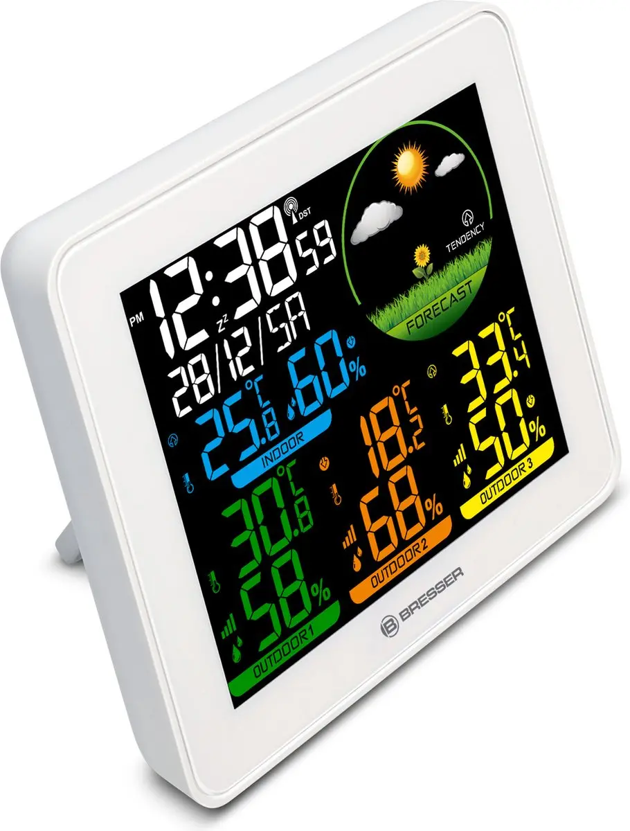 Bresser Weerstation Wit - 3 Sensoren