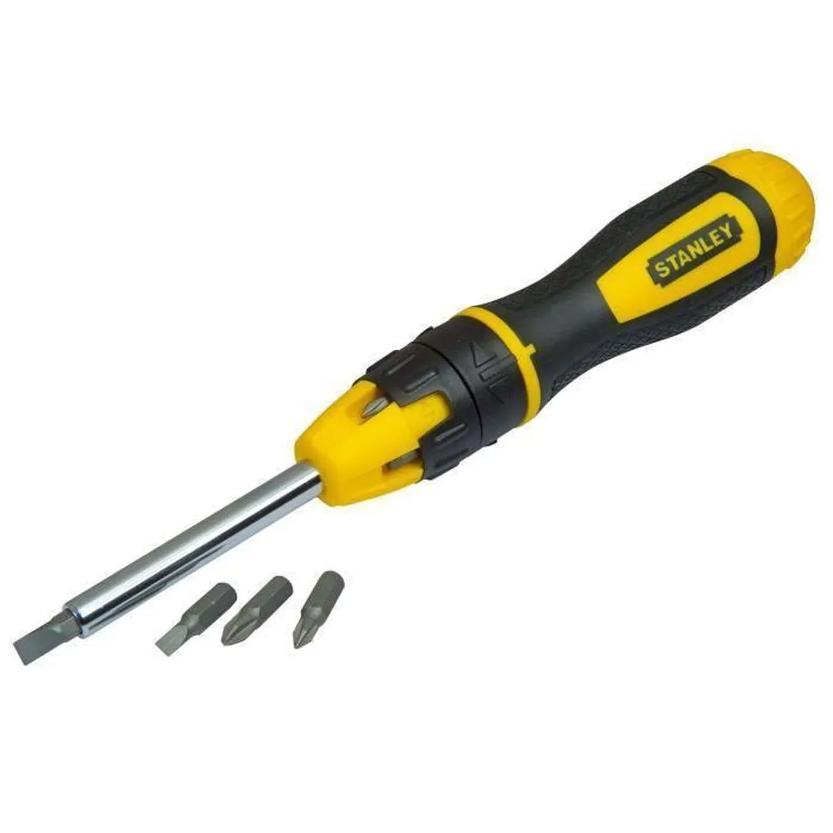Stanley Multibit Schroevendraaier Ratel 20-delig STHT0-62574 - Geel/Zwart