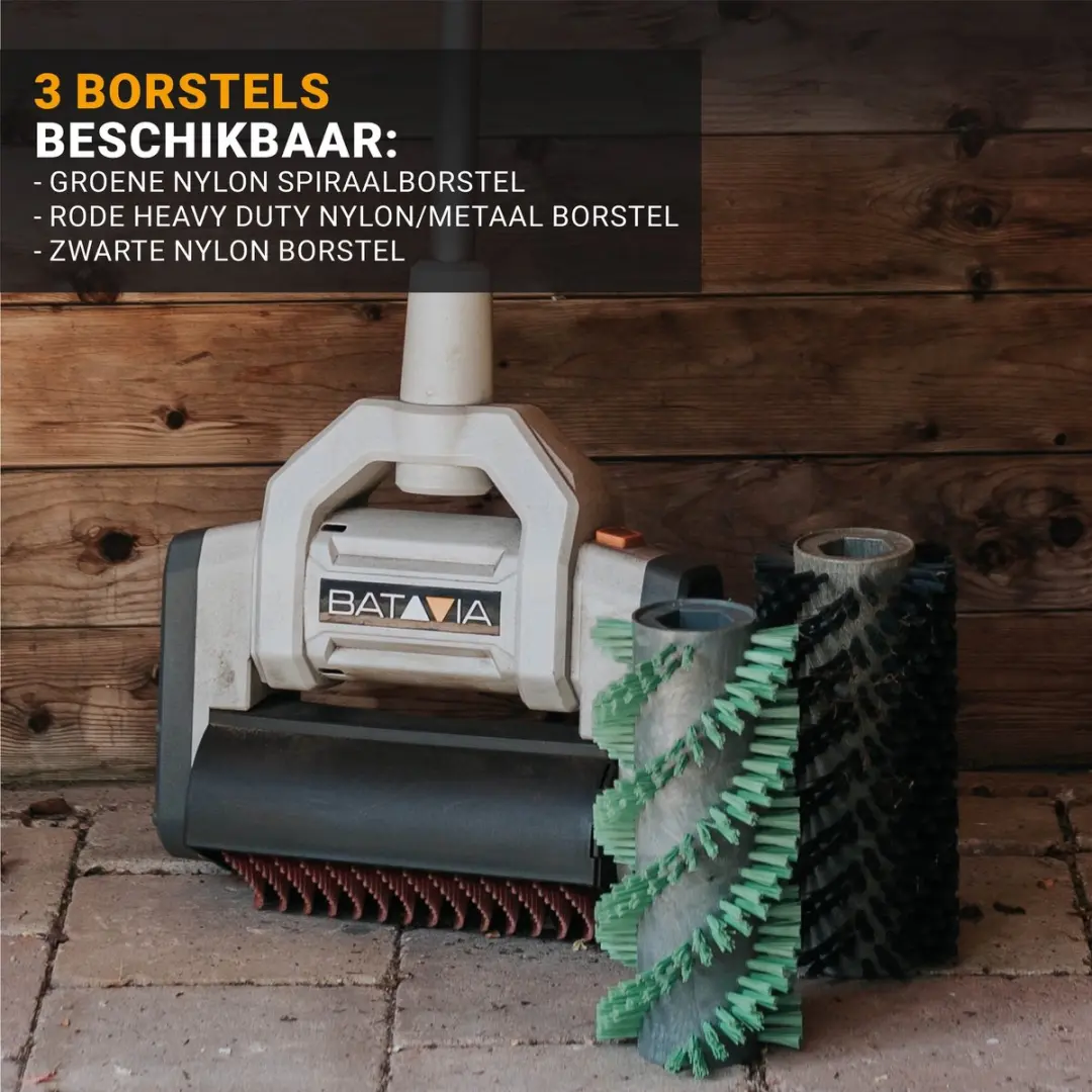 Batavia Maxxbrush 1020W Multiborstel 26cm - 1300 RPM - Groene detailborstel