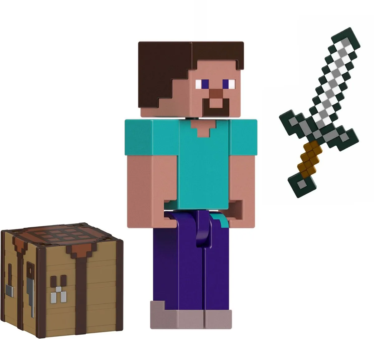 Mattel Minecraft Steve Actionfiguur 8cm