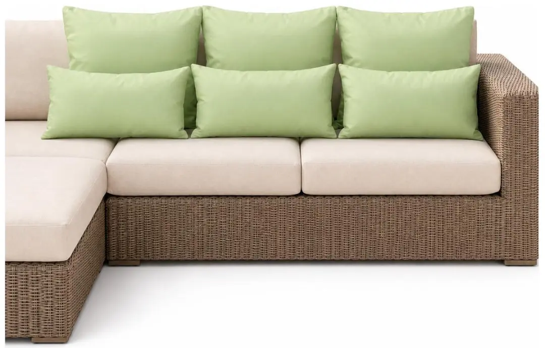 Anna's Collection Tuinbank Kussensset 6-delig Mintgroen