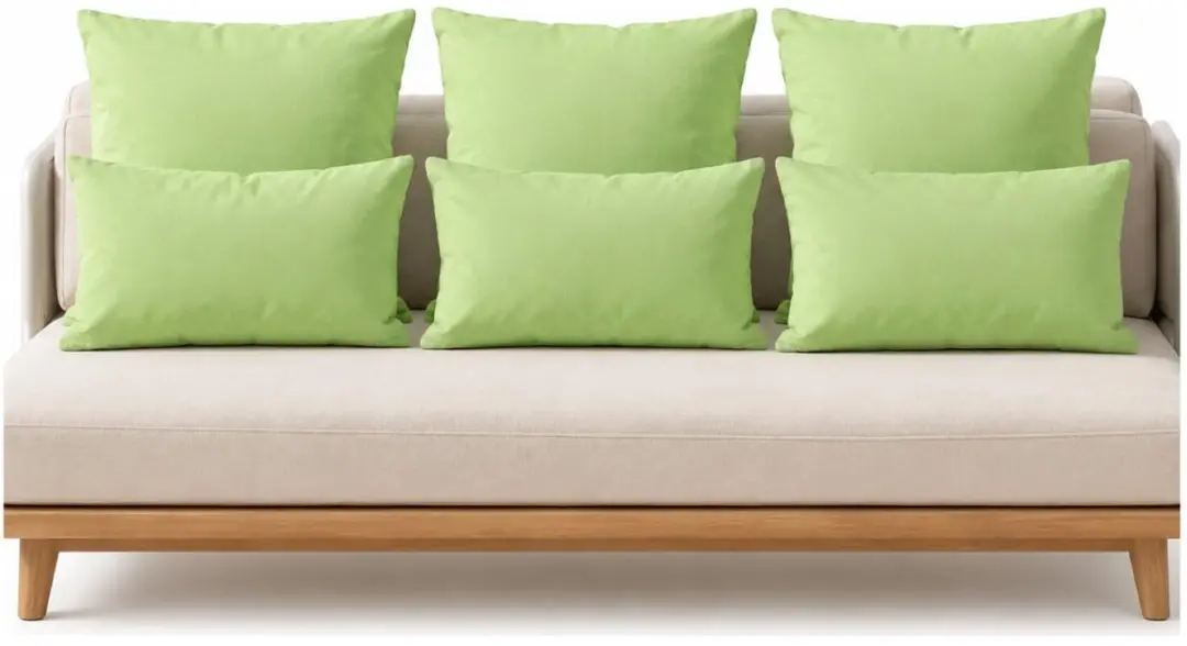 Anna's Collection Tuinbank Kussensset 6-delig Mintgroen