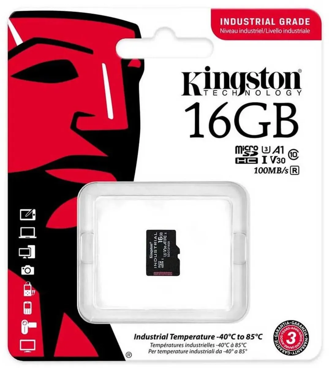 Kingston SDCIT2/16GBSP Micro SD Card 16GB