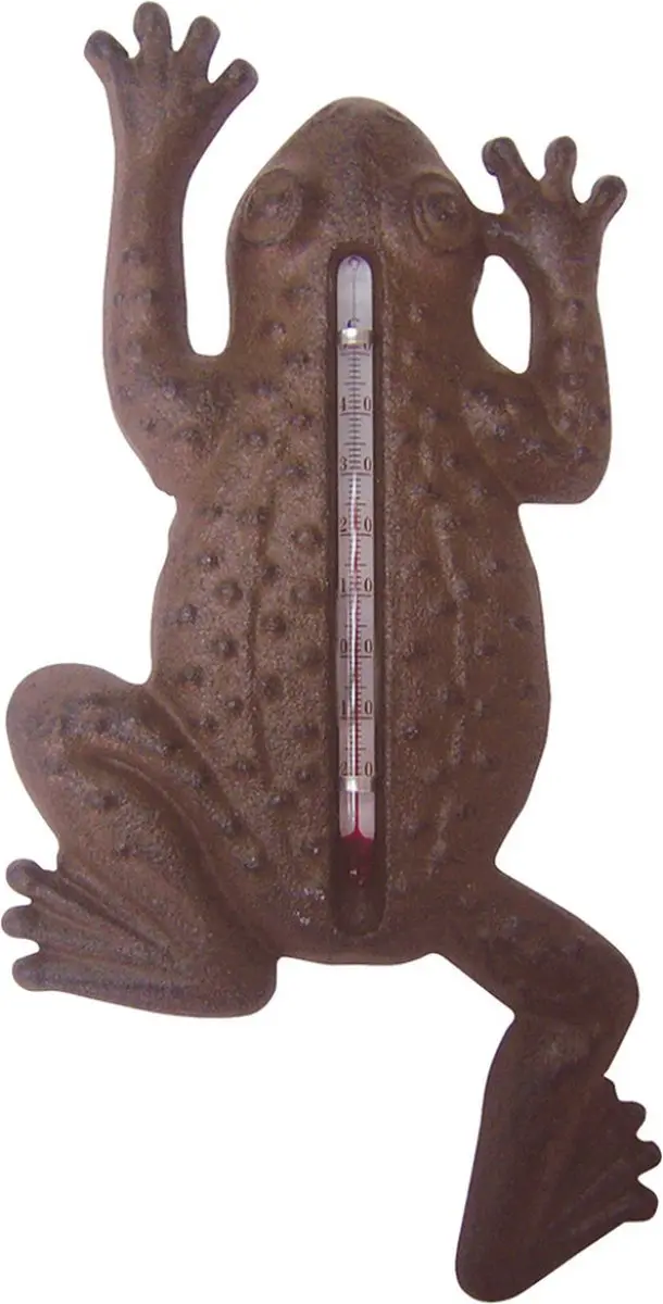 Esschert Design Kikker Thermometer Gietijzer
