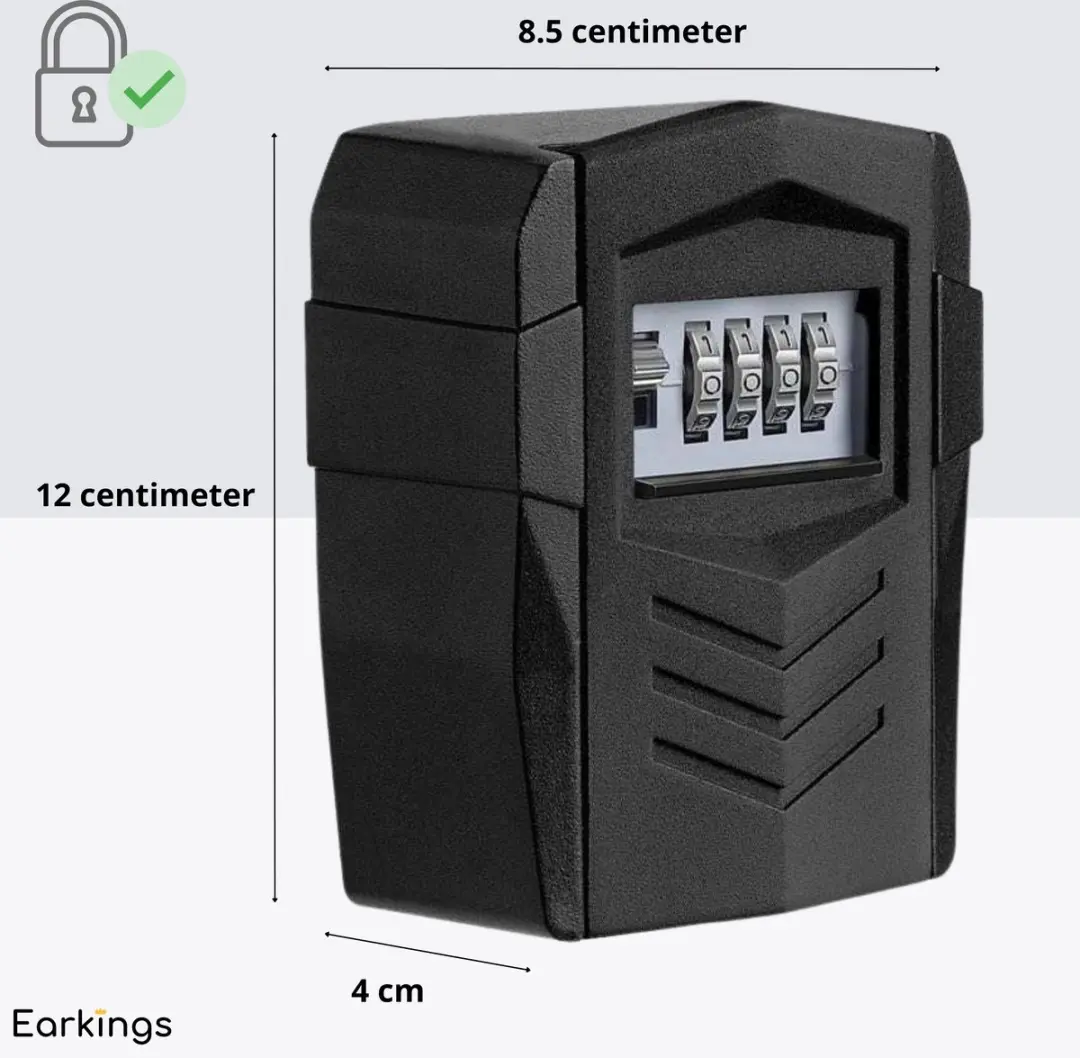 EarKings Premium Sleutelkluis EKSK1409 - Zwart