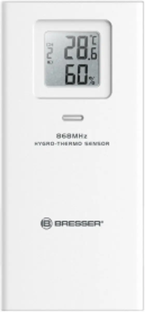 Bresser Weerstation Sensor - Temperatuur & Luchtvochtigheid 150m - Wit