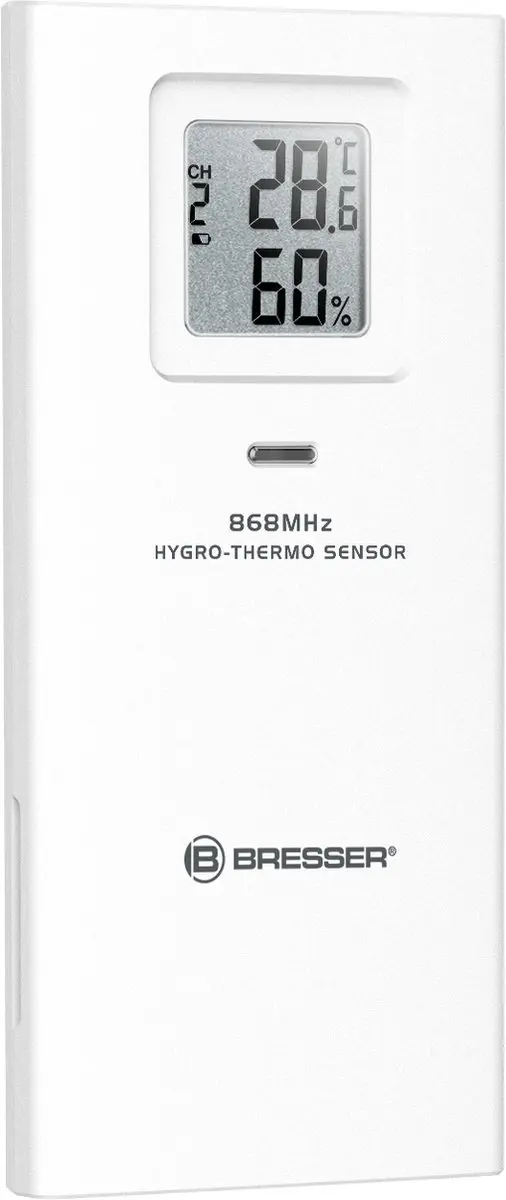 Bresser Weerstation Sensor - Temperatuur & Luchtvochtigheid 150m - Wit