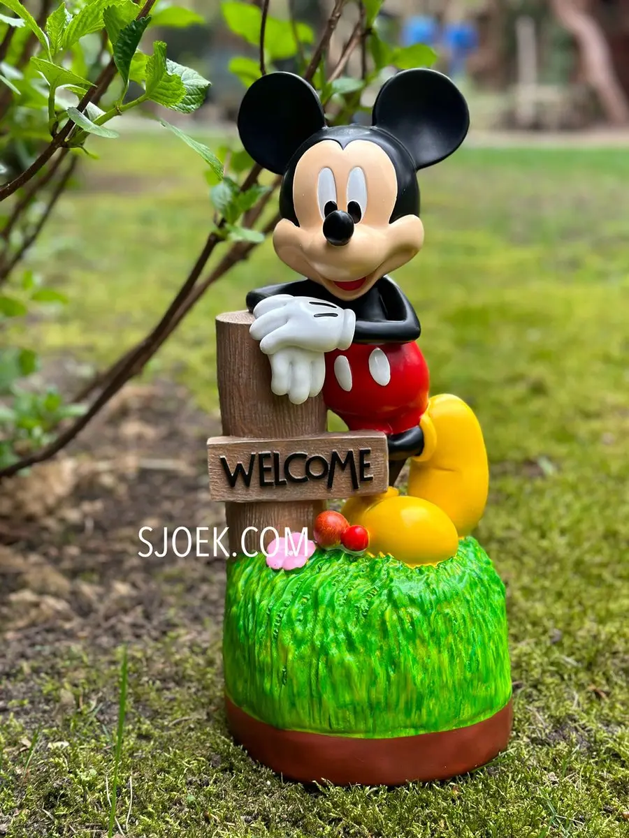 Disney Tuinbeeld Mickey Mouse Welcome