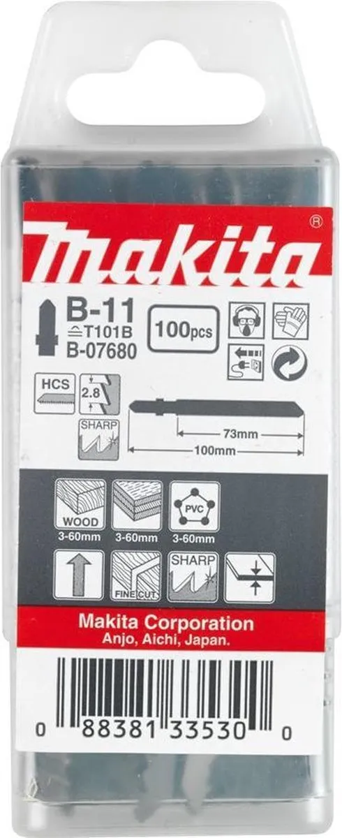 Makita Decoupeerzaagblad Hout T101B 73mm