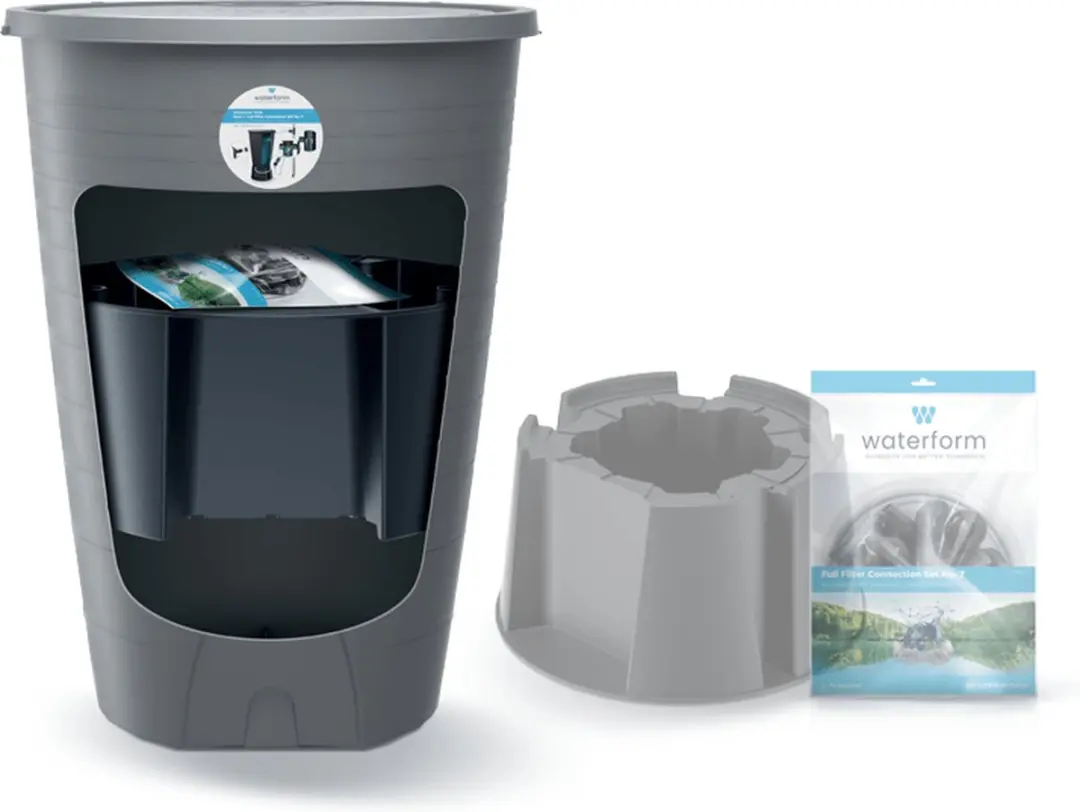 Prosperplast Peruno Regentonnen 260L - Antraciet - afbeelding 6 van 6