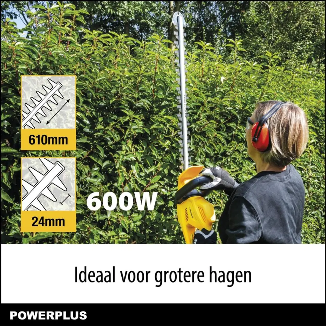 Powerplus POWXG20081 Elektrische Heggenschaar 600W