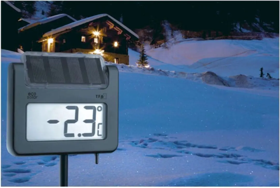 TFA Dostmann Avenue 30.2026 Solar Tuinthermometer - Zilver