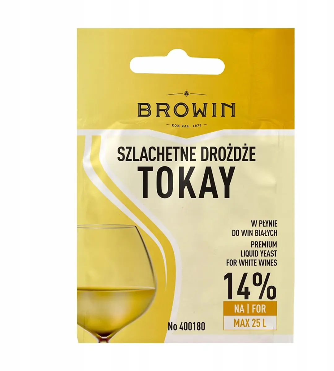 Browin Tokay Vloeibare Wijnmaakgist 20ml - Witte Wijn