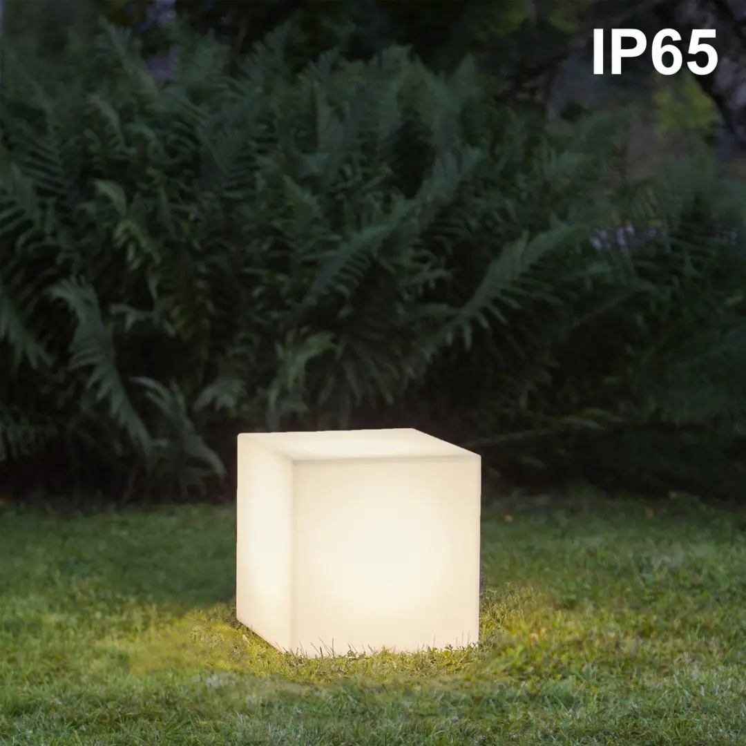 Star Trading Outdoor LED Sierkubus SQUARE - Wit - afbeelding 6 van 6