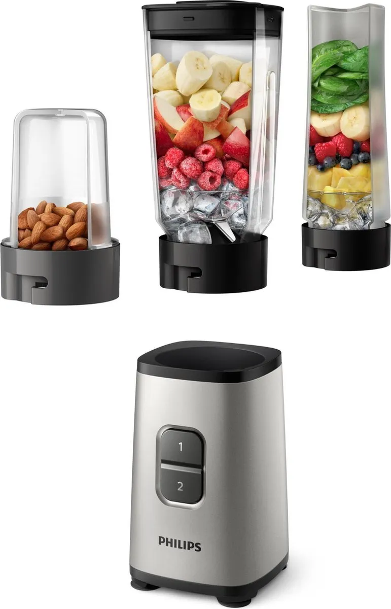 Philips Daily HR2604/80 Mini Blender - Metallic - 350W