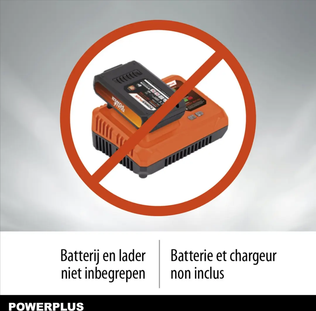 Powerplus Dual Power POWDPG75380 Accu-heggenschaar 40V - 600mm mes - afbeelding 6 van 6
