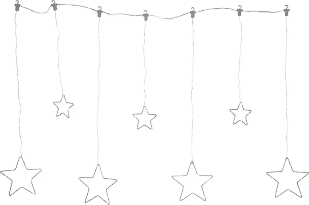 Star Trading Dew Drop Stars Lichtgordijn 120cm