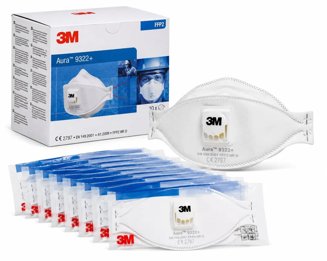3M Aura 9322+ FFP2 Stofmaskers
