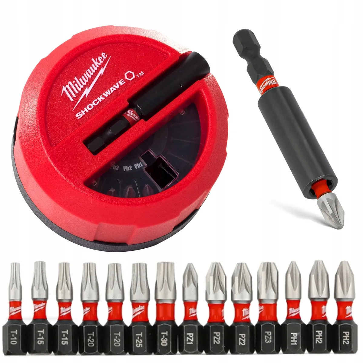 Milwaukee Shockwave Bitset 15-delig